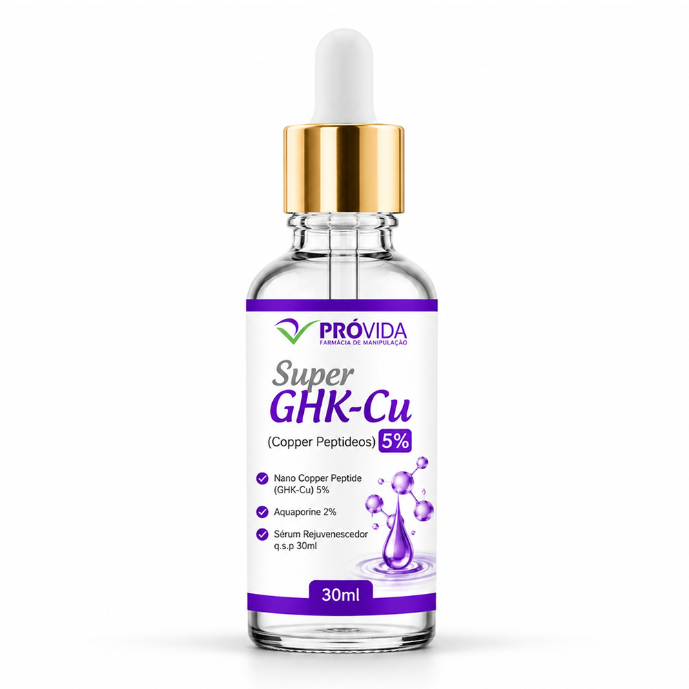 Super GHK-Cu Sérum com Copper Peptides 5% - 30ml - Pró Vida Farma