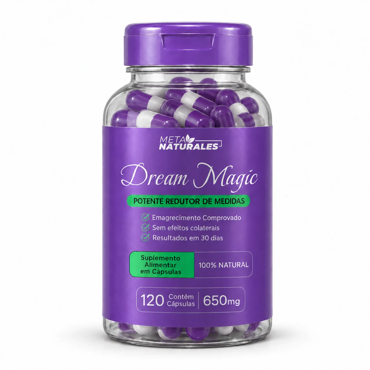 Dream Magic - Potente Redutor de Peso - 120 Cápsulas